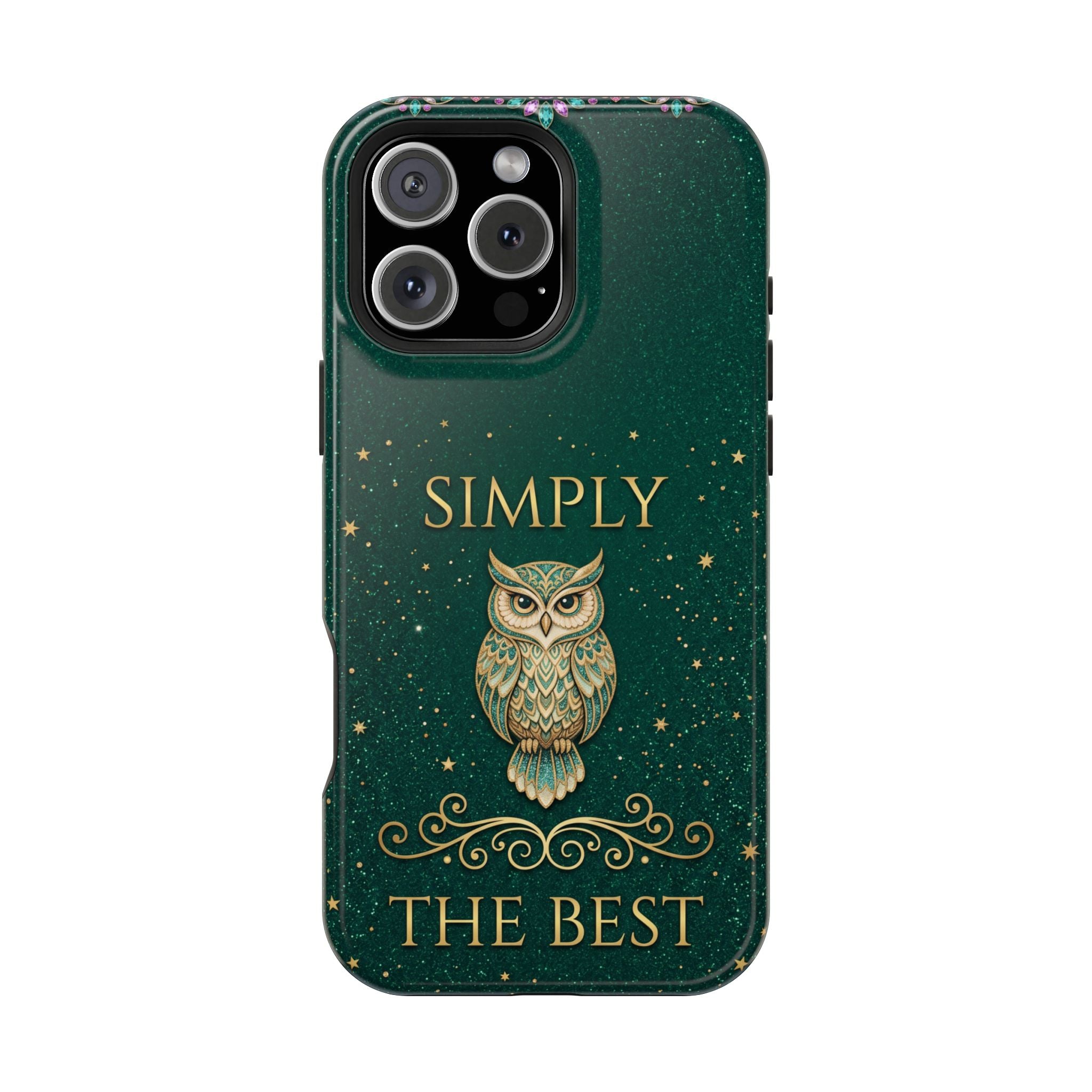 Simply The Best Wise Owl Phone Case — Wireless Charging Cover