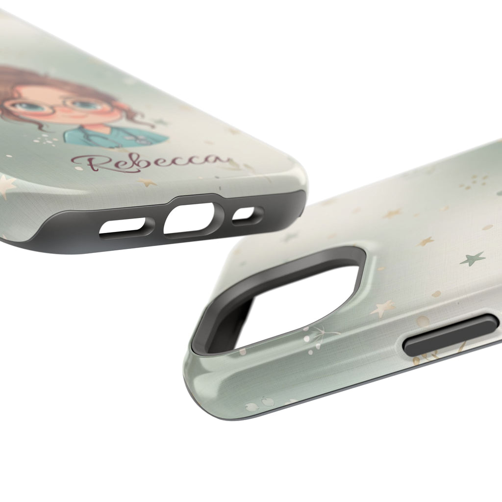 Personalized Starry Nurse Phone Case — Wireless Charging Cover