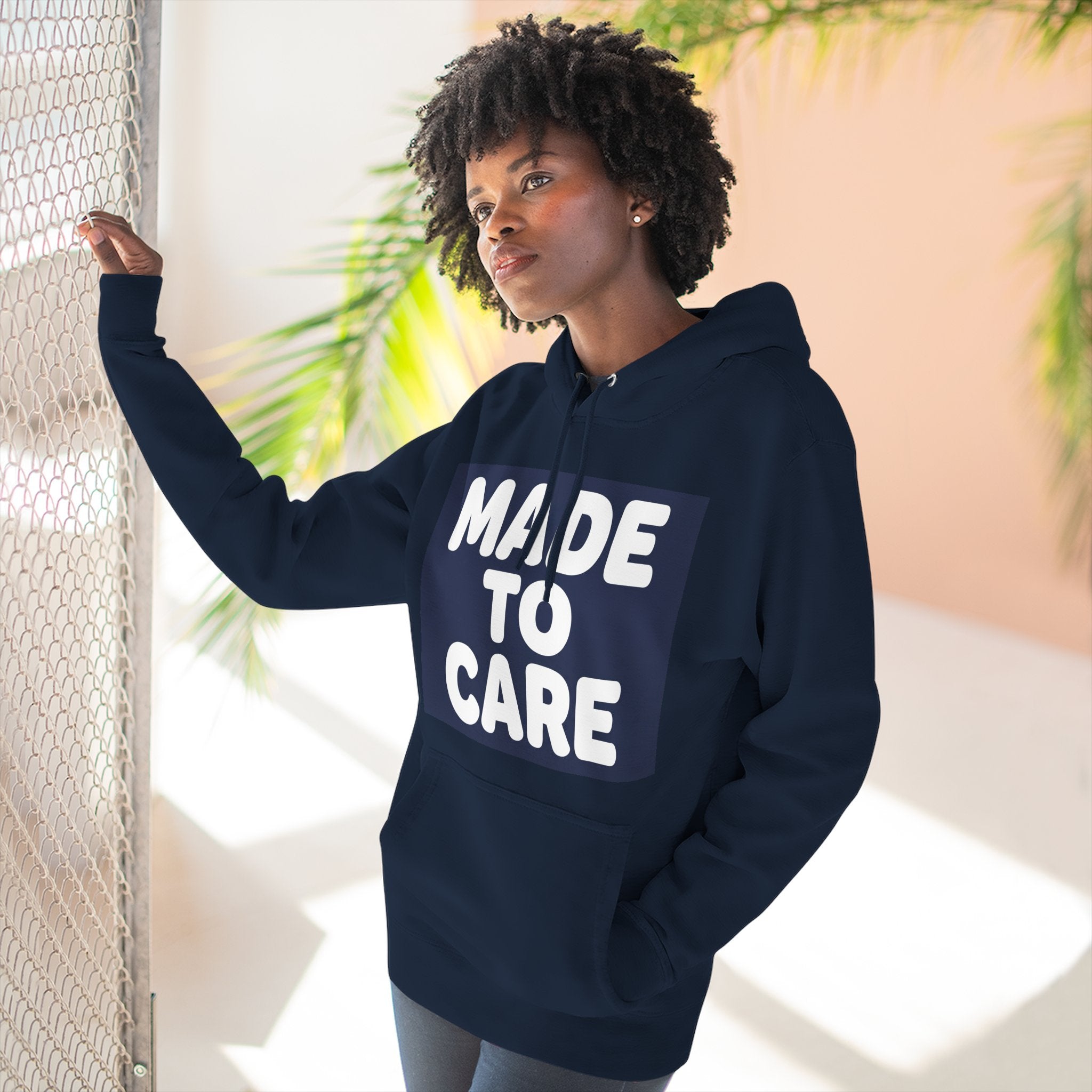 Made to Care Nurse Hoodie — Unisex Pullover for Healthcare Professionals & Caregivers