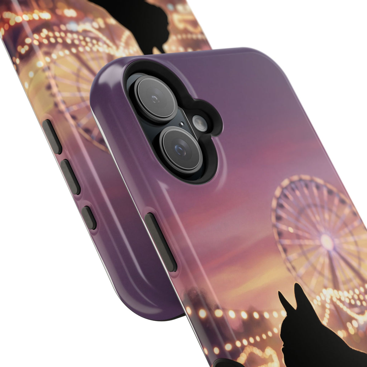 Personalized French Bulldog Carnival Nights Phone Case — Wireless Charging Cover