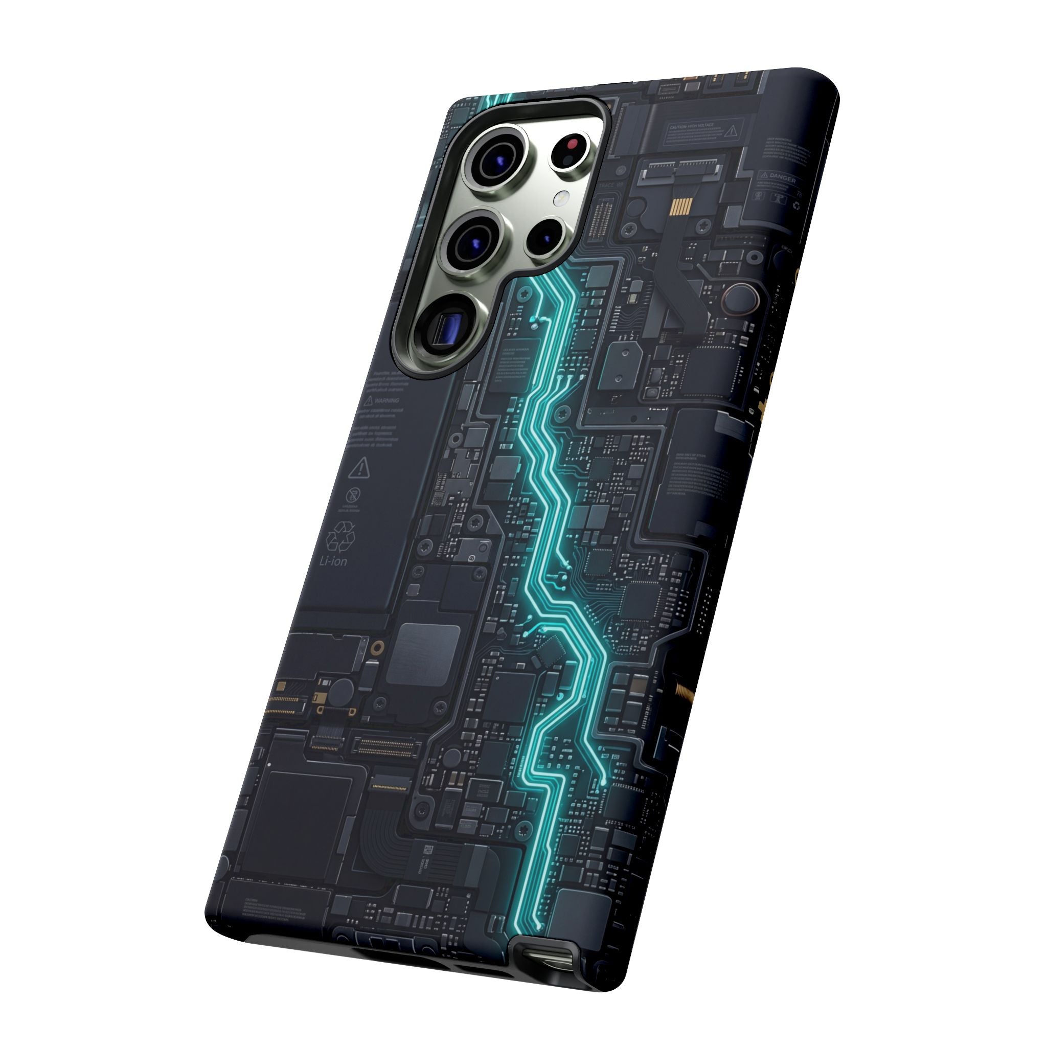 Electrician Cyan Circuit Phone Case - Samsung & iPhone Series