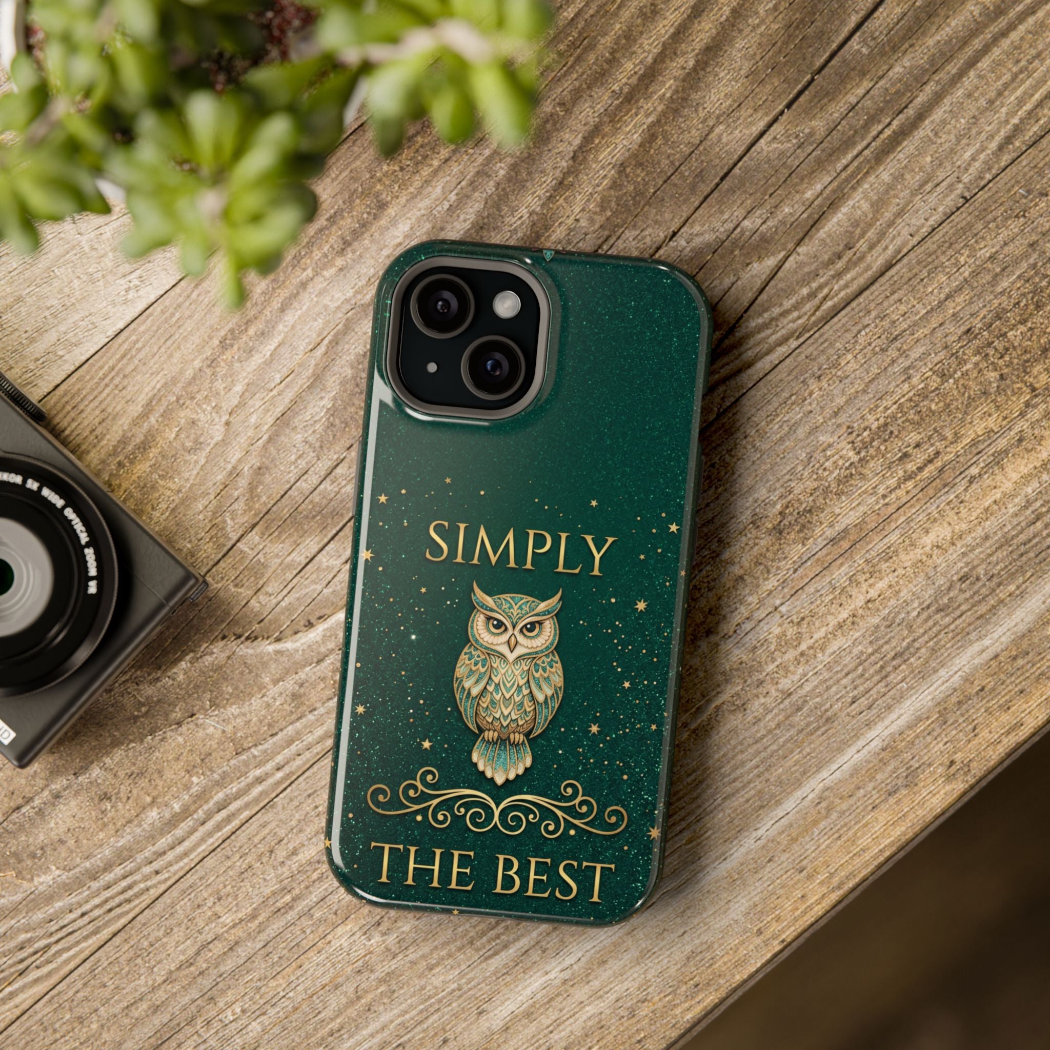 Simply The Best Wise Owl Phone Case — Wireless Charging Cover