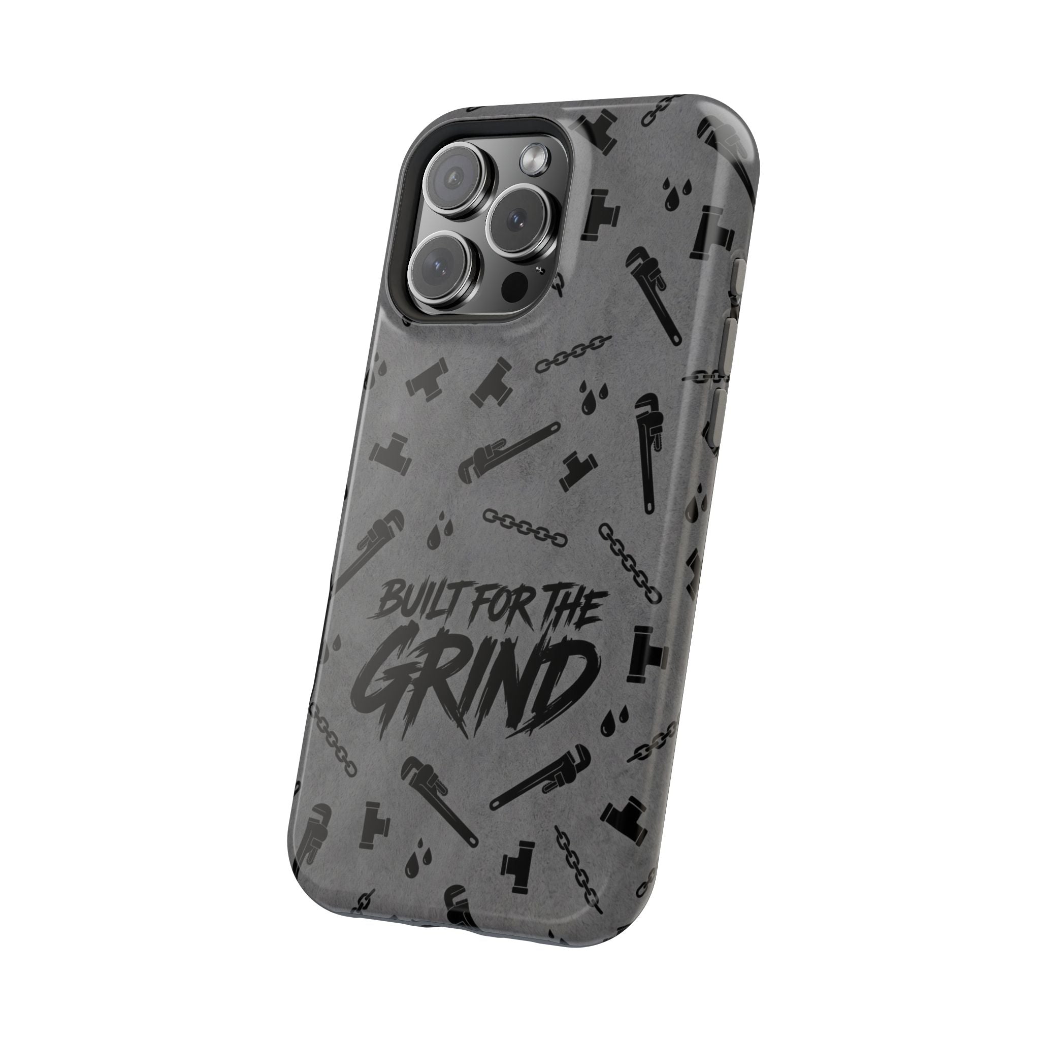 Built for the Grind Phone Case — Plumber Tools Wireless Charging Cover
