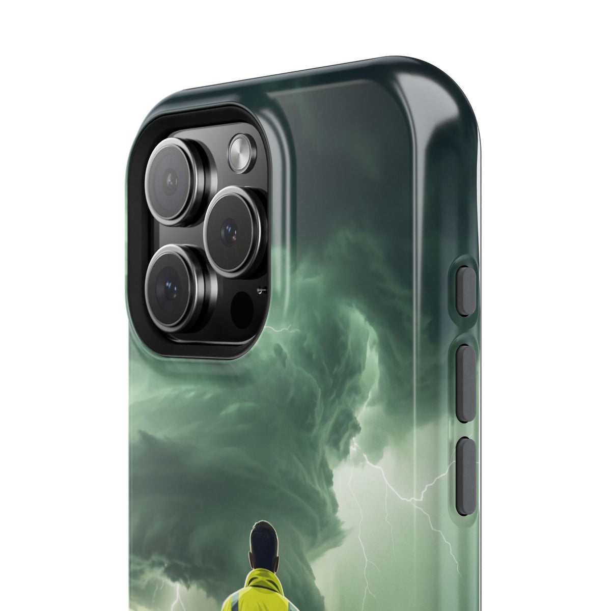 EMS Green Storm Phone Case — Magnetic Wireless Charging Cover