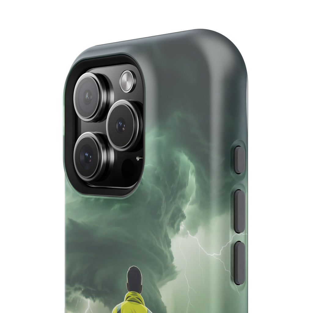 EMS Green Storm Phone Case — Magnetic Wireless Charging Cover
