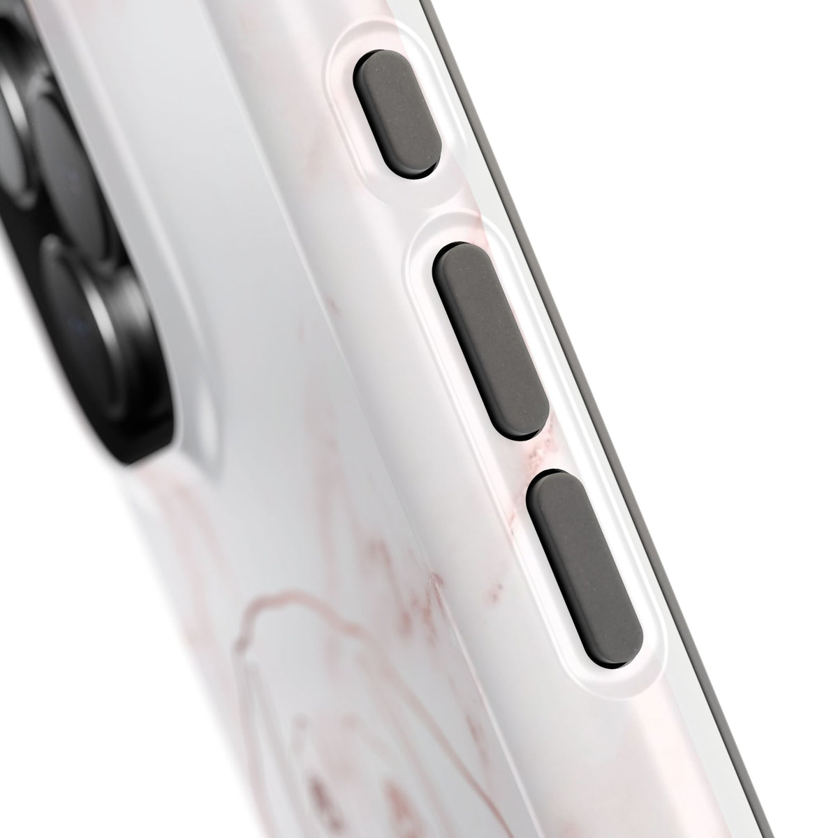 Personalized Rose Gold Marble Labrador Phone Case — Tough Magnetic Case with Wireless Charging