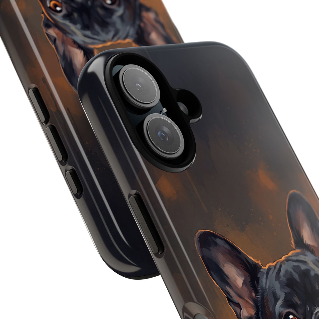 Moody French Bulldog Portrait Phone Case | Dramatic Studio Photography Style | iPhone & Samsung