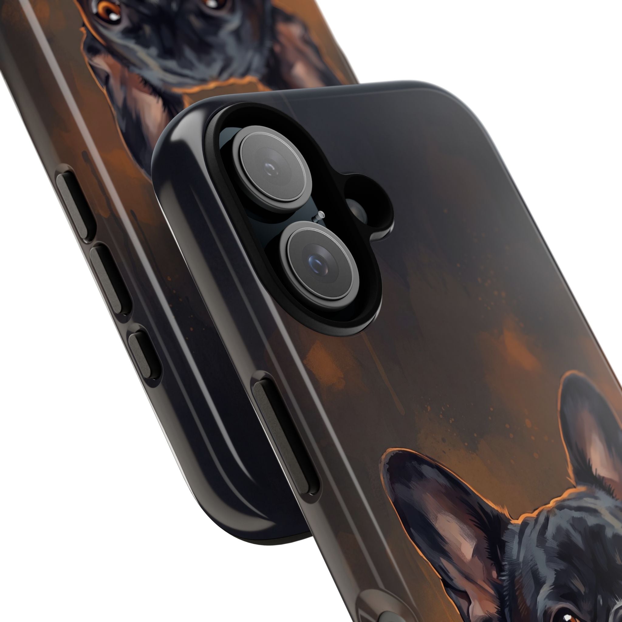 Moody French Bulldog Portrait Phone Case | Dramatic Studio Photography Style | iPhone & Samsung