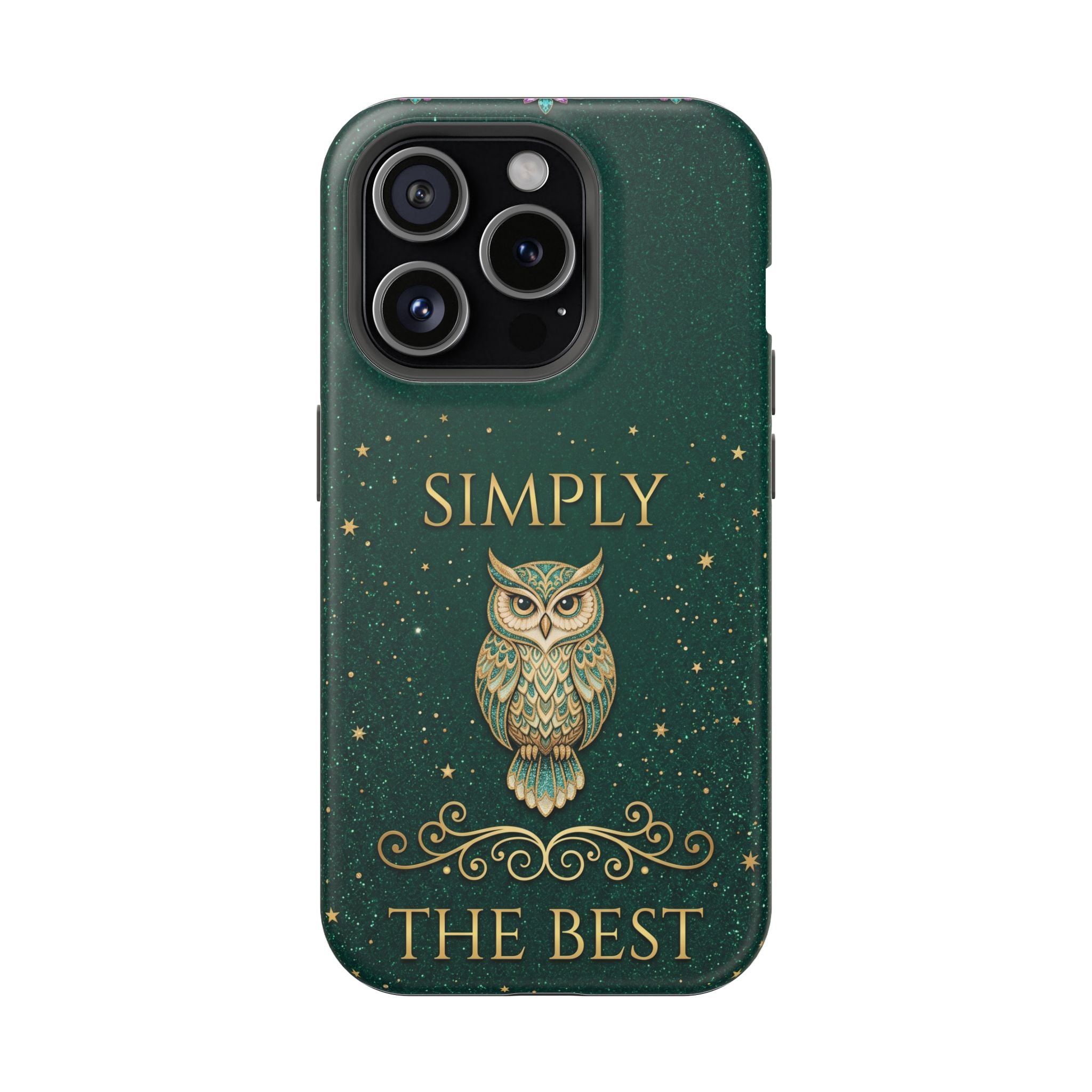 Simply The Best Wise Owl Phone Case — Wireless Charging Cover