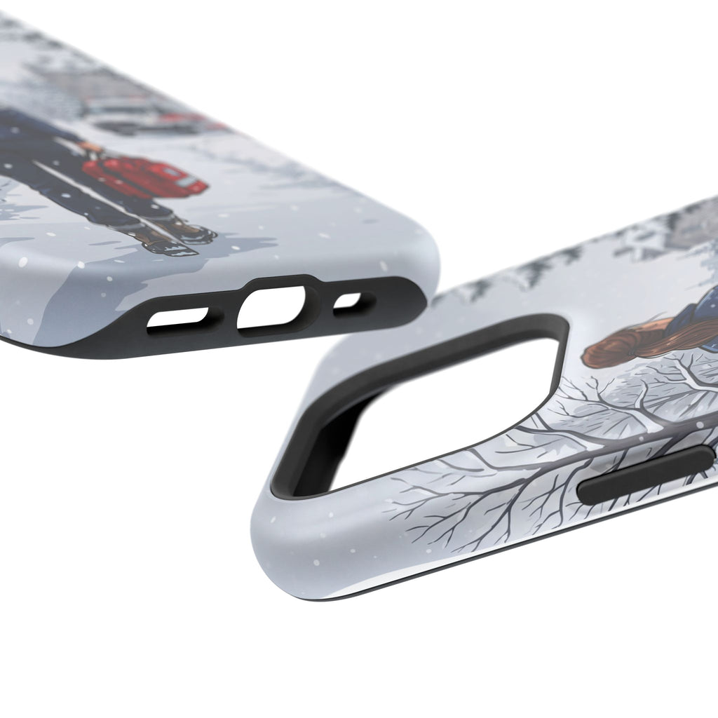 Paramedic/EMT Winter Phone Case — Magnetic Wireless Charging Cover