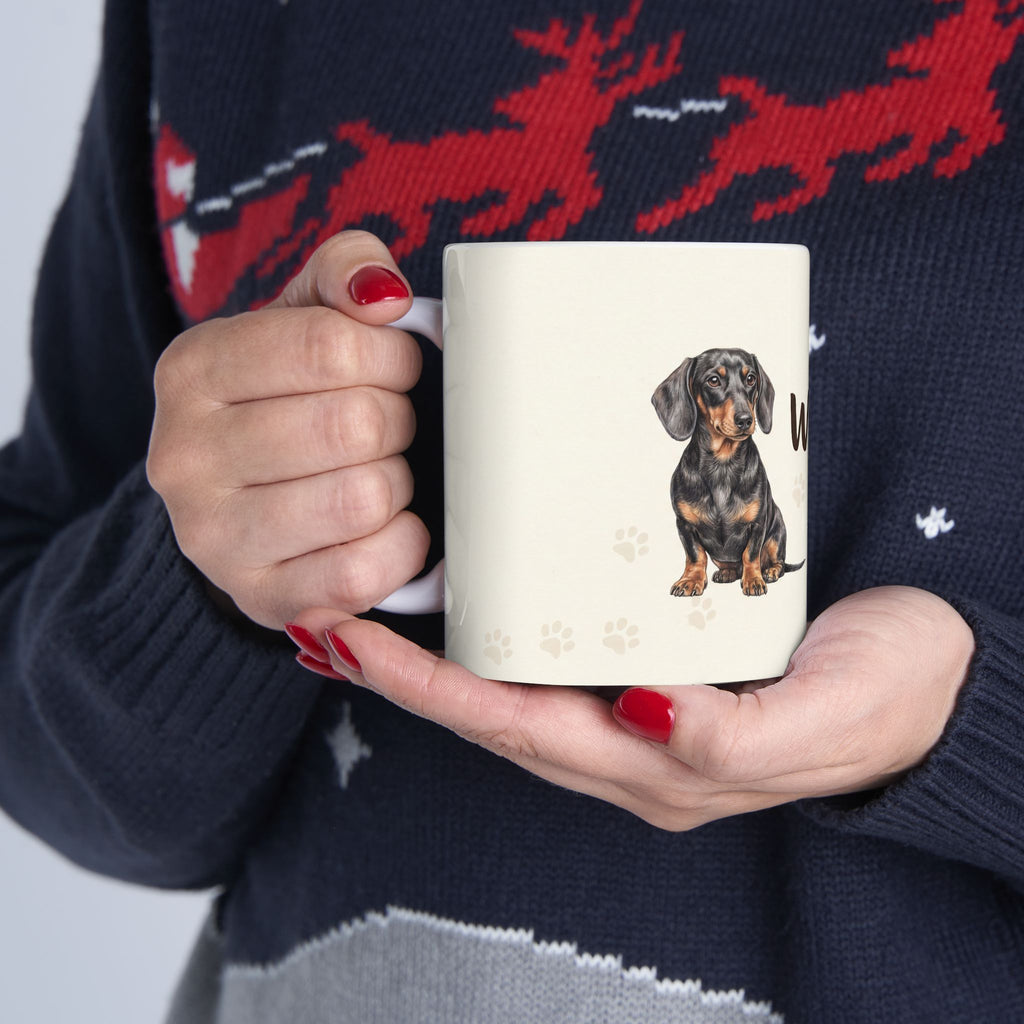 Wiener Dog Mom Mug | Cute Dachshund Mom Coffee Mug | Gift for Dog Moms