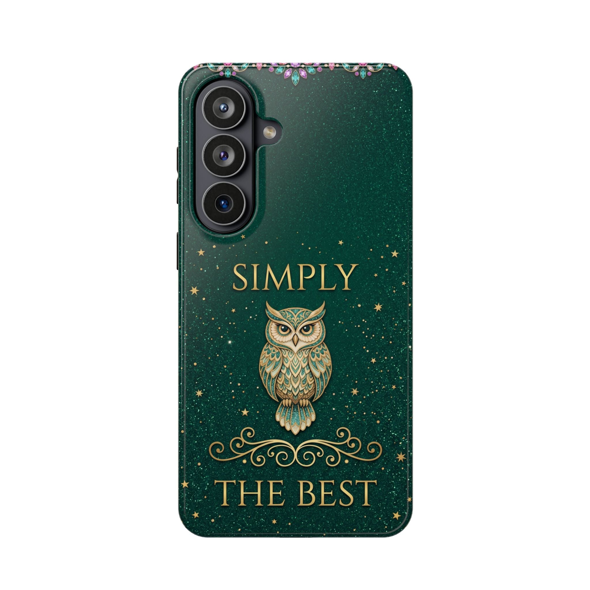Simply The Best Wise Owl Phone Case — Wireless Charging Cover