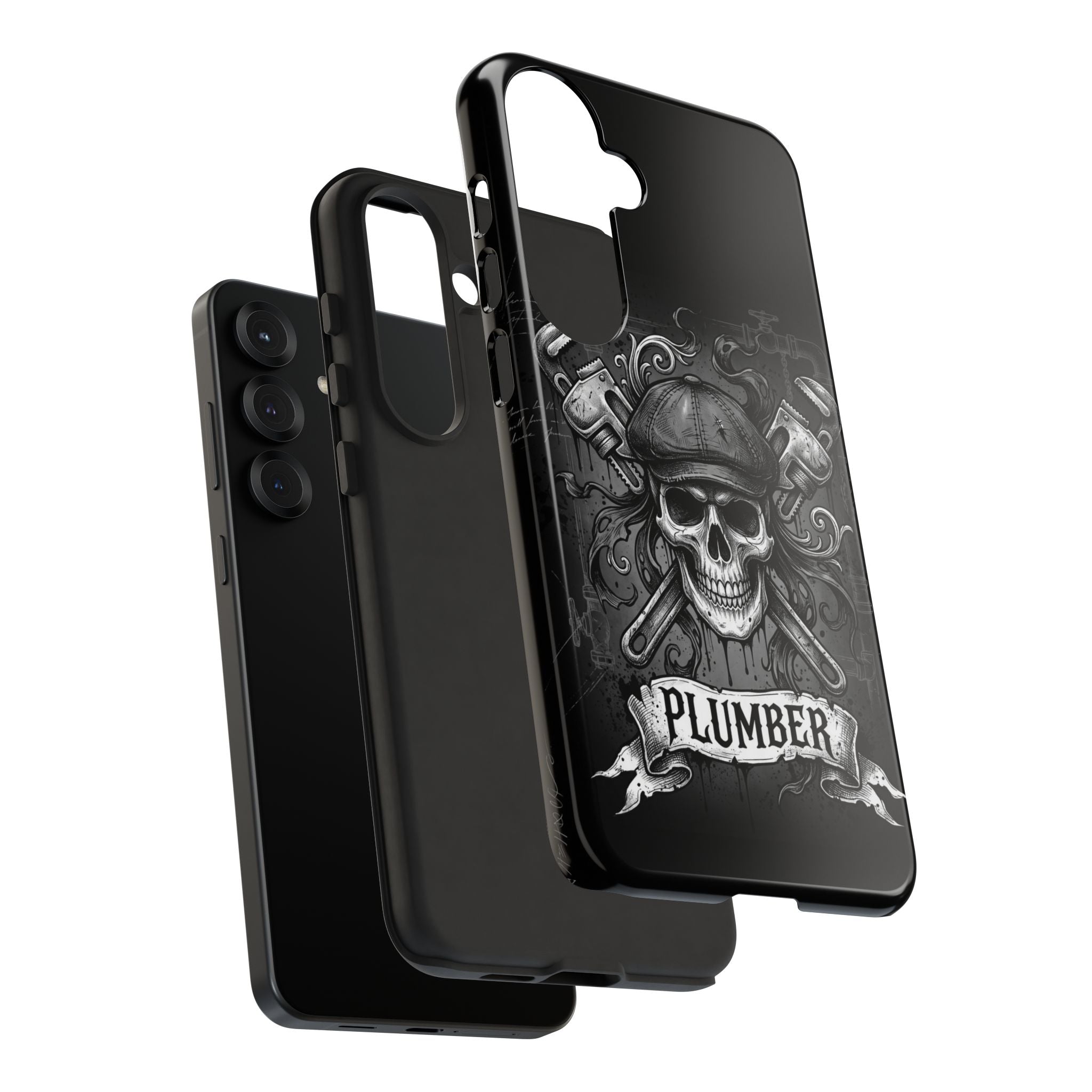 Gothic Skull Plumber Phone Case - Samsung & iPhone Series