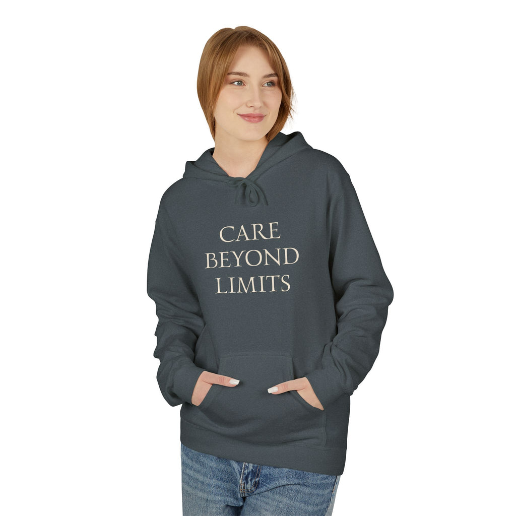 Nurse Hoodie |  Cozy Inspirational "Care Beyond Limits"