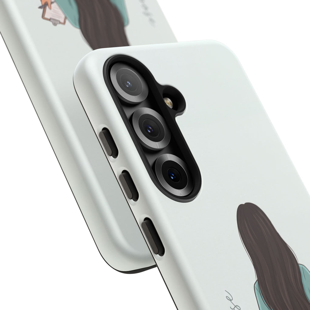 "Trust the Purpose" Nurse Phone Case | Illustrated Nurse in Scrubs Design | iPhone & Samsung