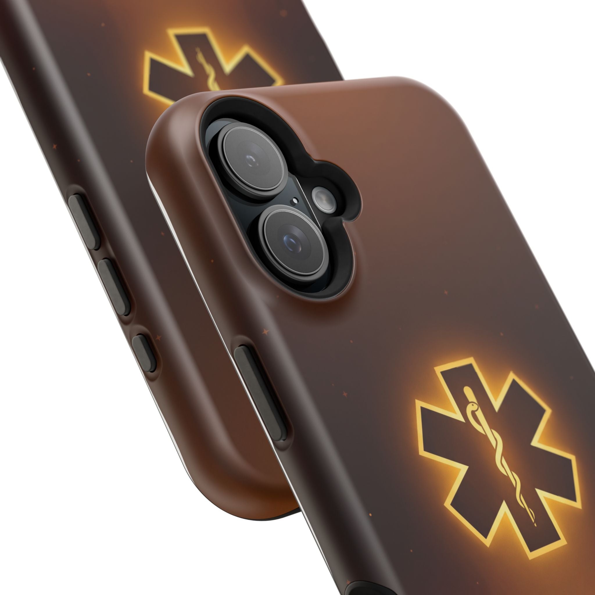 Paramedic/EMT Skyline Phone Case — Magnetic Wireless Charging Cover