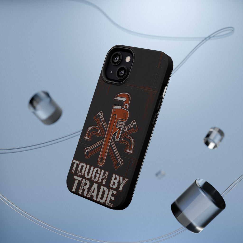 Tough By Trade Phone Case — Crossed Wrenches Wireless Charging Cover