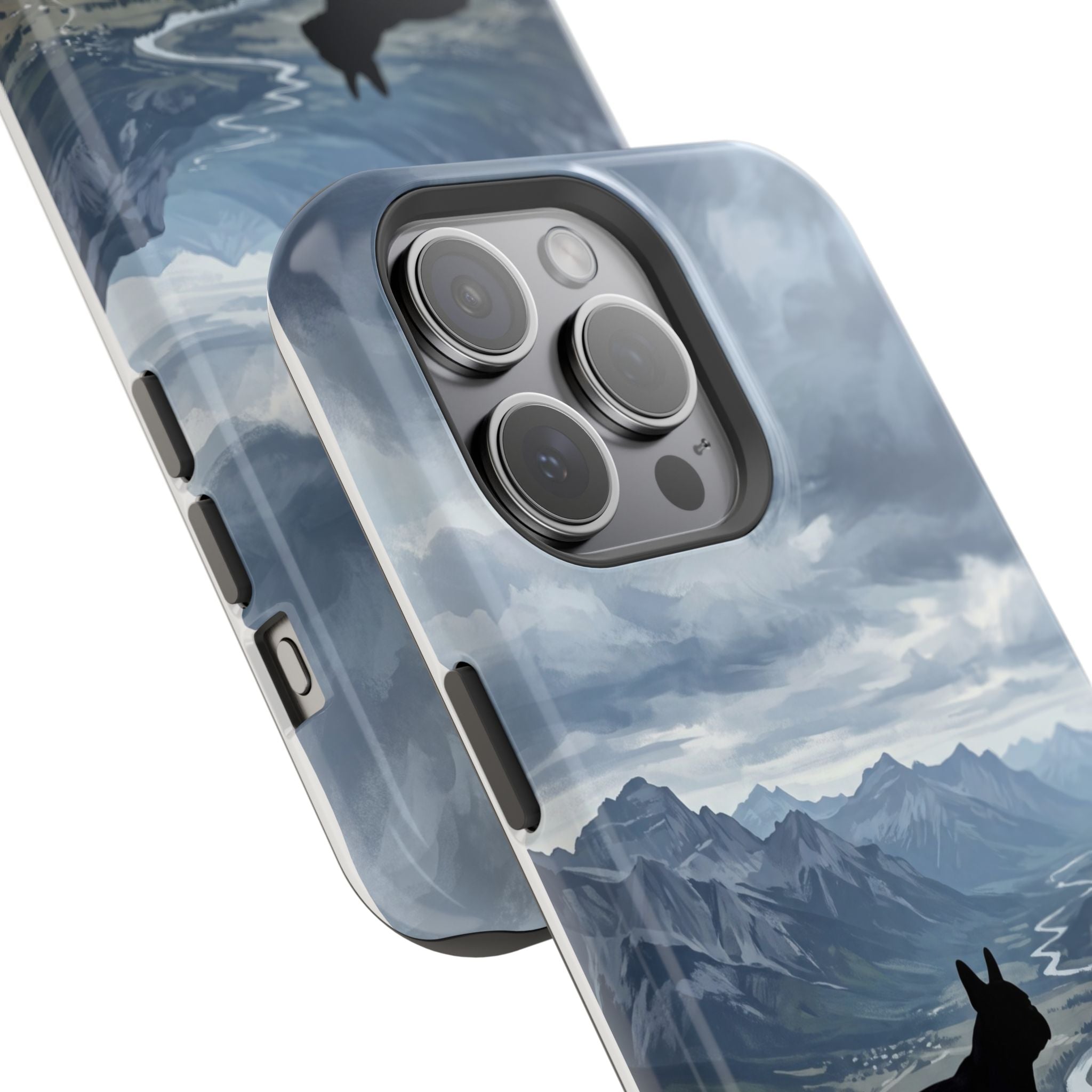 Personalized French Bulldog Mountain Valley Phone Case — Wireless Charging Cover