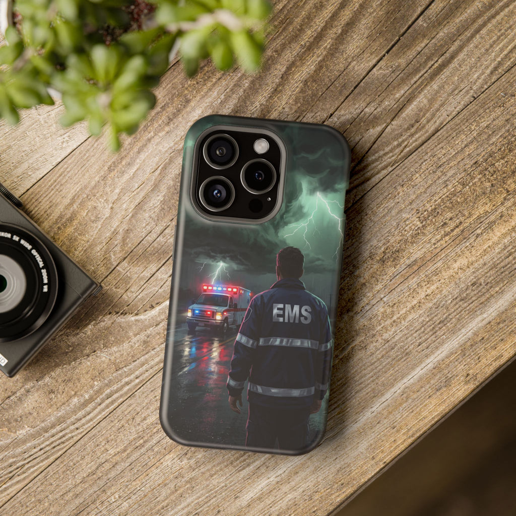EMS Green Storm City Phone Case — Magnetic Wireless Charging Cover