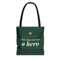 This Bag Carries a Hero Tote | Nurse Gift Tote Bag | Essential Worker Appreciation Gift | Premium Polyester Carry-All