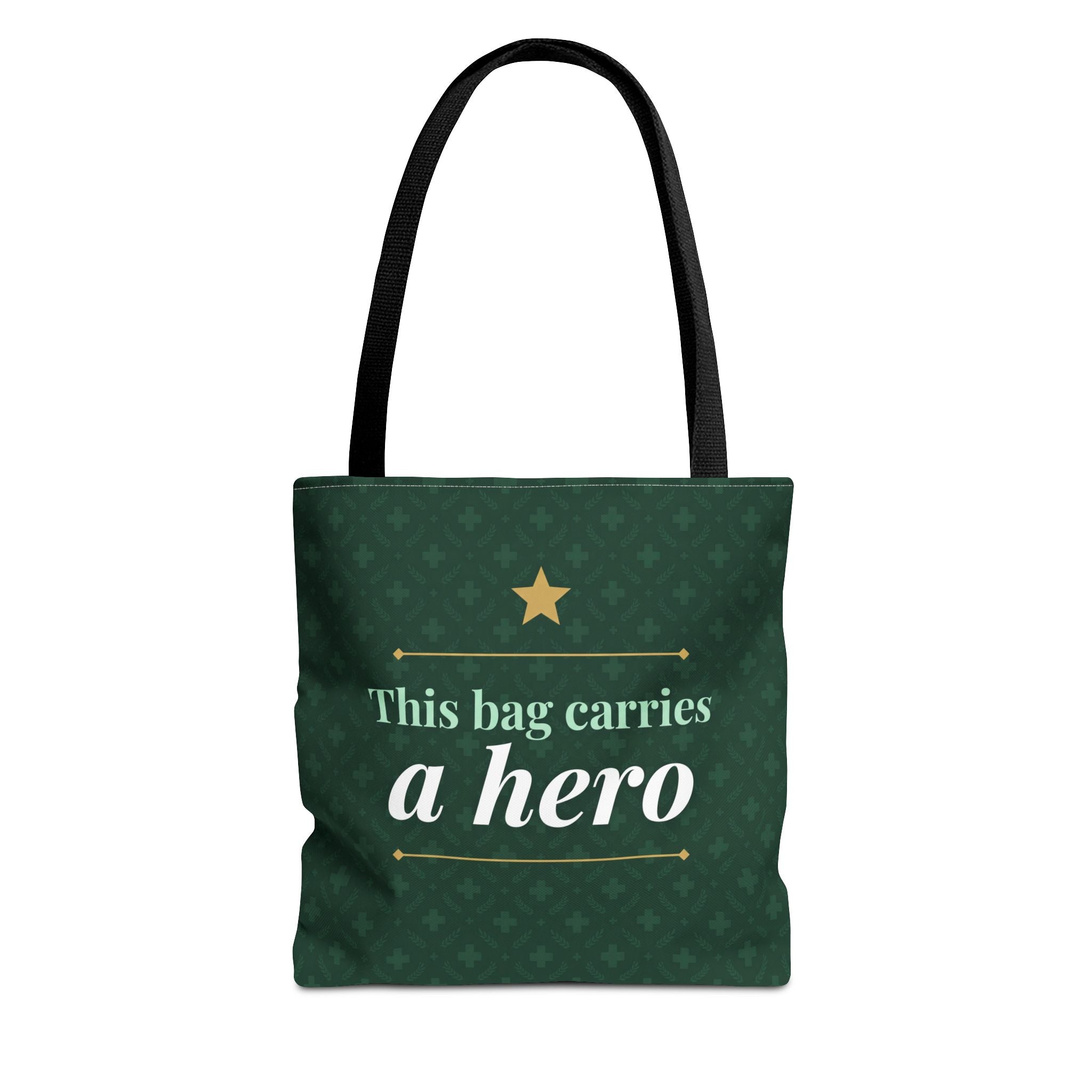This Bag Carries a Hero Tote | Nurse Gift Tote Bag | Essential Worker Appreciation Gift | Premium Polyester Carry-All