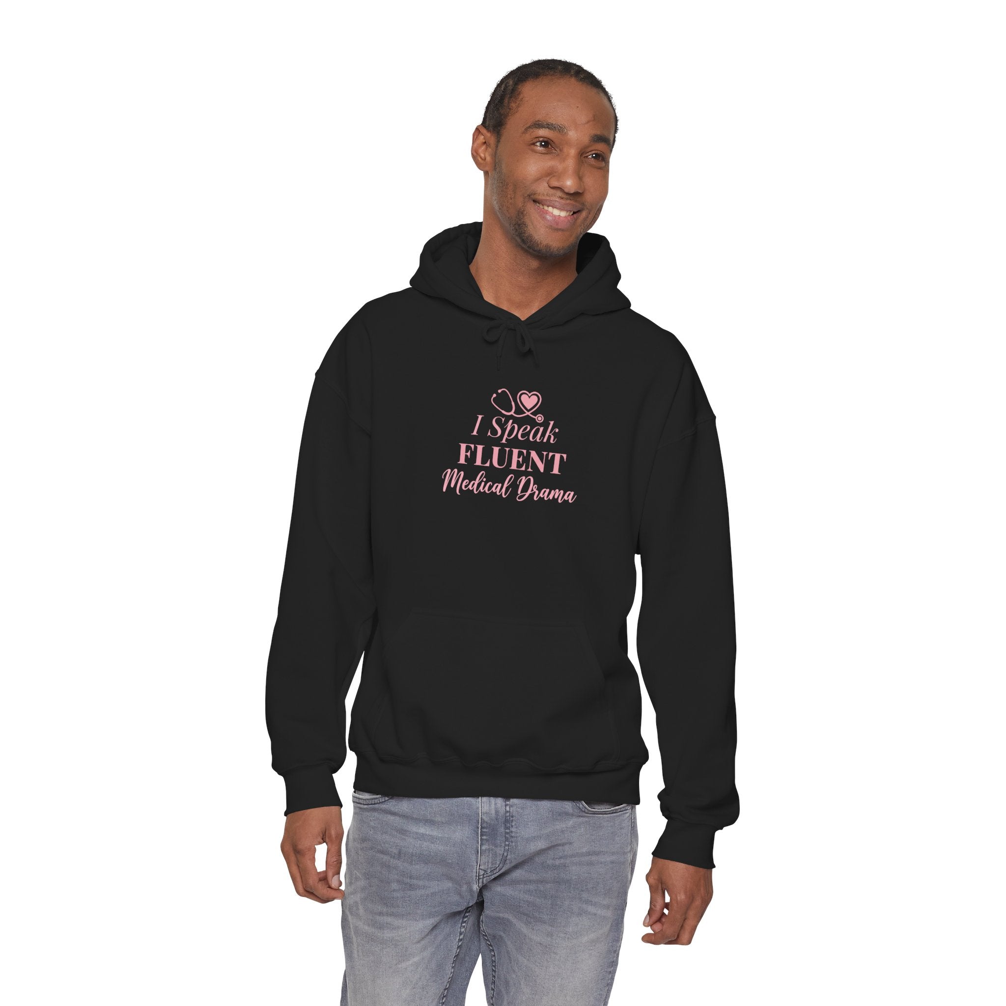 I Speak Fluent Medical Drama Hoodie — Nurse Graphic Pullover