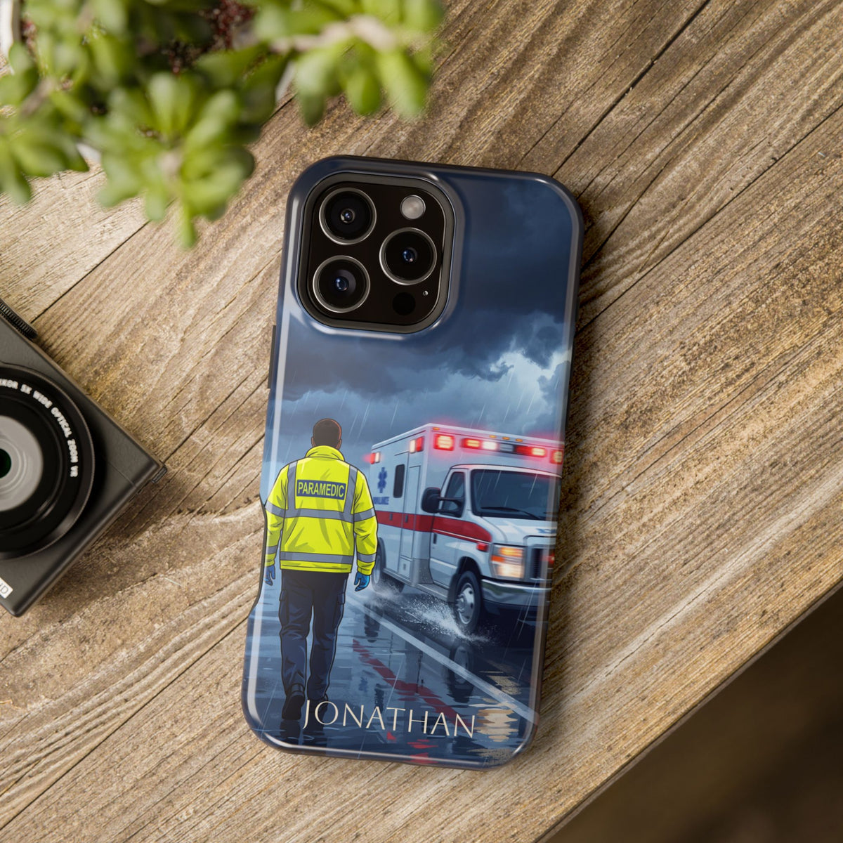 Personalized EMS Storm Phone Case — Wireless Charging Cover