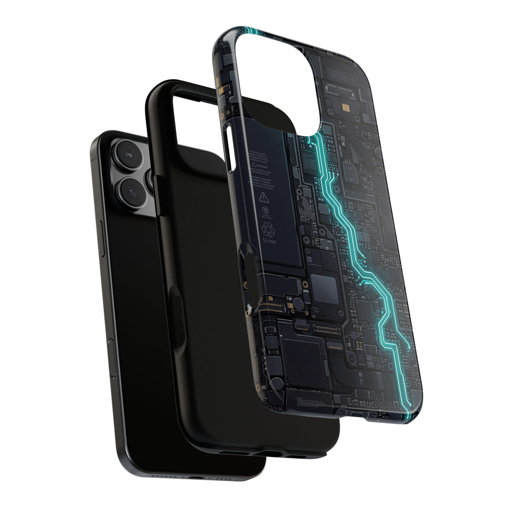 Electrician Cyan Circuit Phone Case - Samsung & iPhone Series
