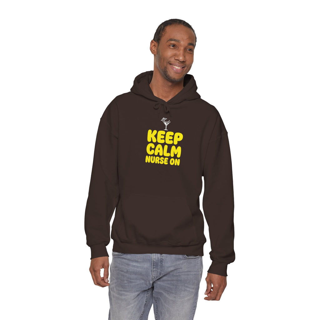 Keep Calm Nurse On Hoodie — Funny Nurse Graphic Pullover