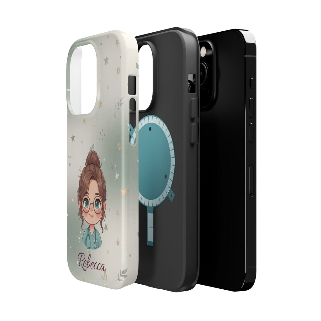 Personalized Starry Nurse Phone Case — Wireless Charging Cover