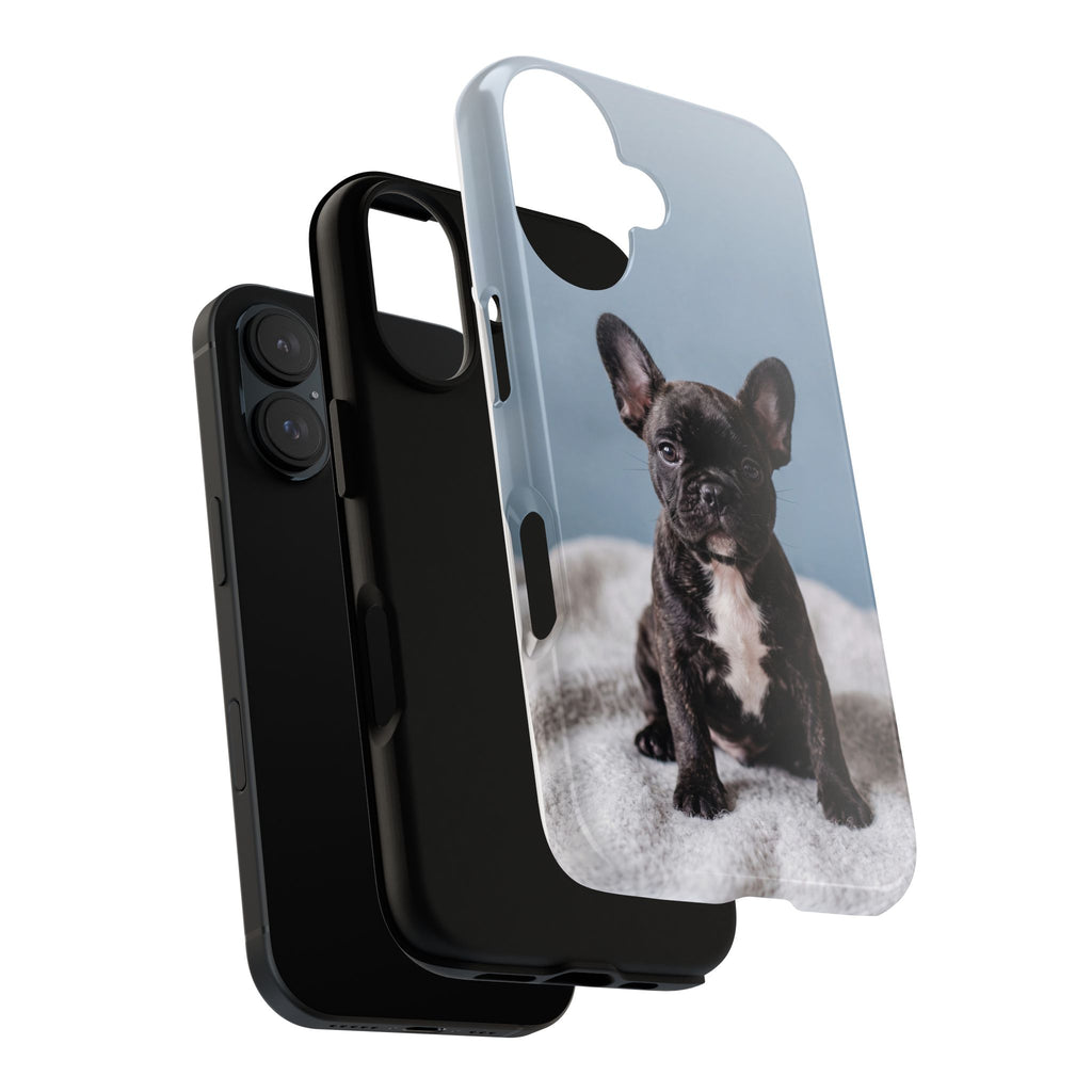 French Bulldog Puppy Phone Case | Adorable Brindle Frenchie Portrait | Samsung & iPhone
