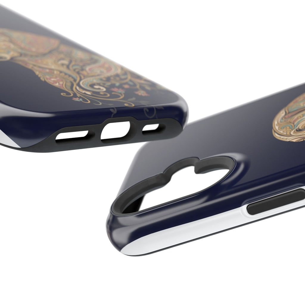 Paisley Labrador Phone Case — Tough Magnetic Case with Wireless Charging