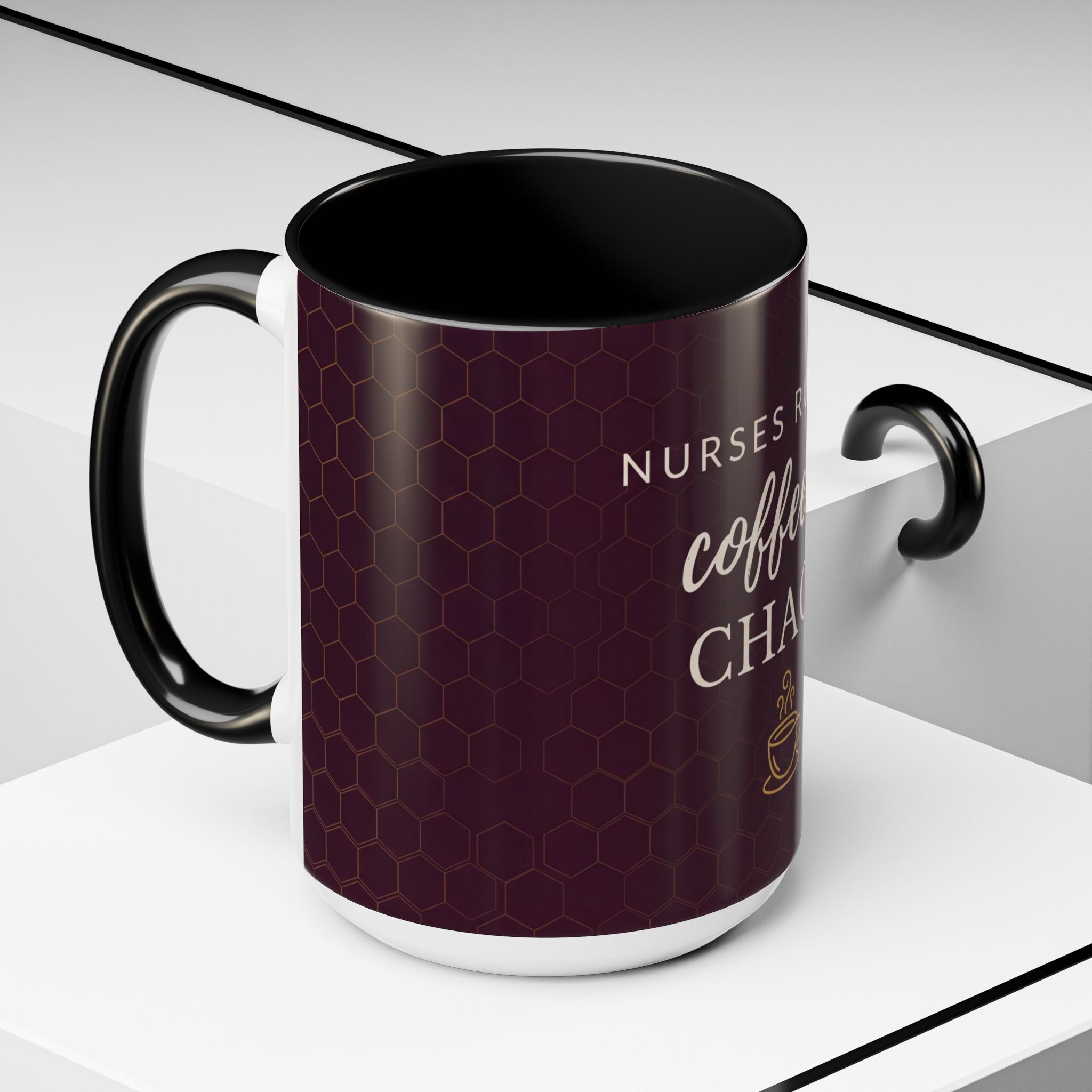 Coffee Mug for Nurses | Nurses run on coffee & chaos | Nurse Appreciation Gift | Gift for Her