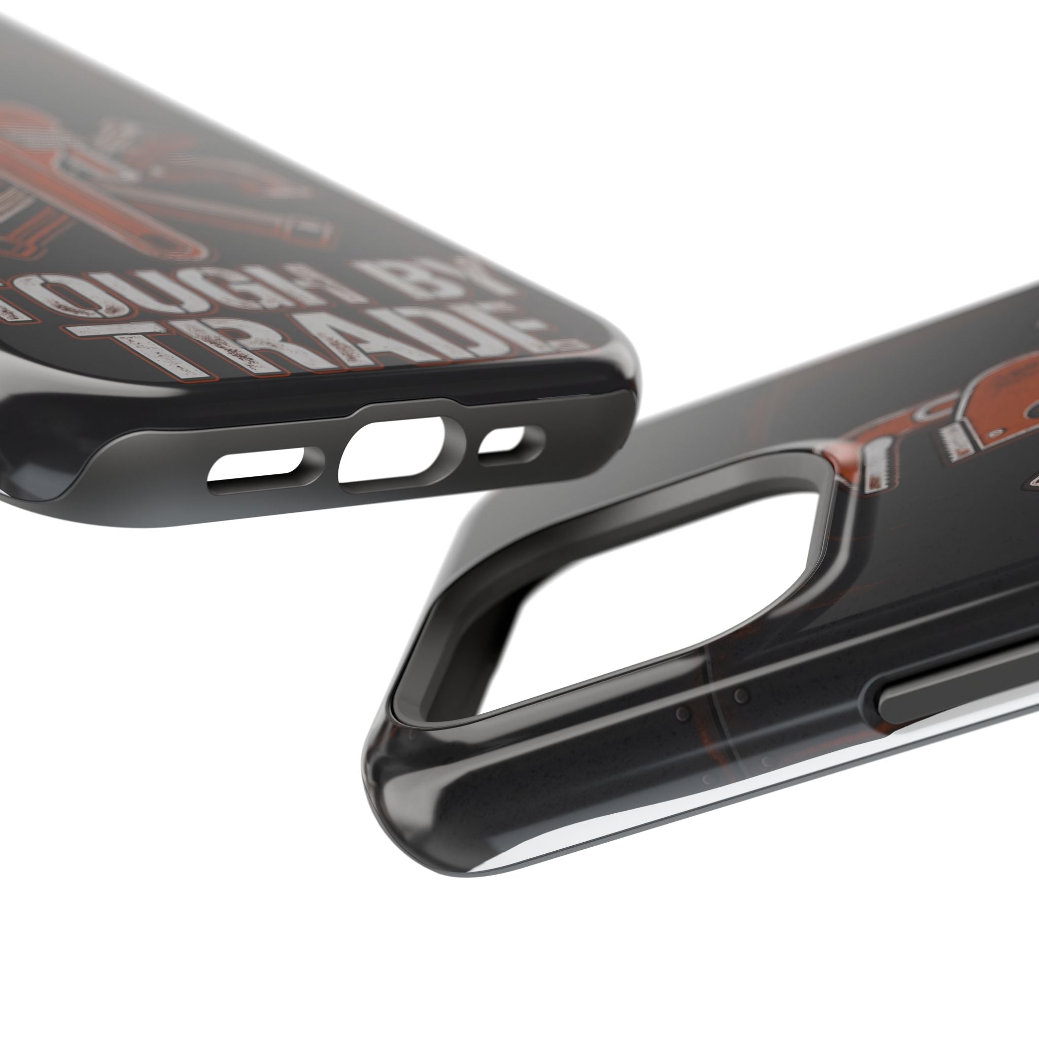 Tough By Trade Phone Case — Crossed Wrenches Wireless Charging Cover