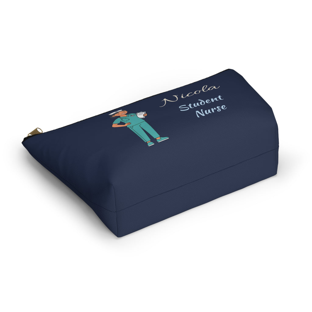 Personalized Student Nurse Pouch | Custom Name Cosmetic Bag