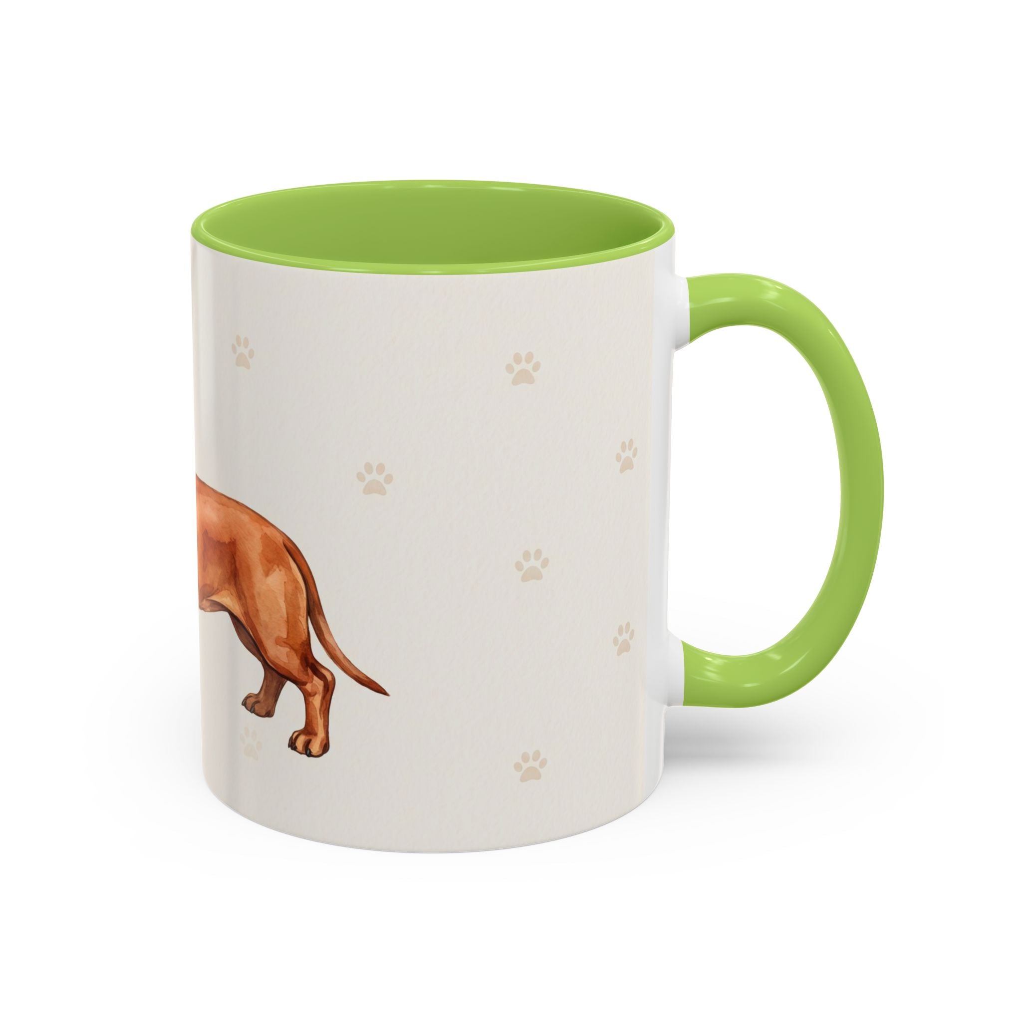 Dachshund Lover Mug – Wiener Dog with Scarf, Cute Watercolor Dachshund Gift Mug
