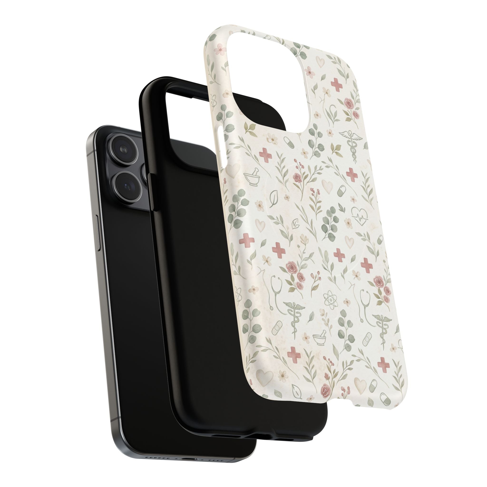 Floral Watercolor Phone Case – Botanical Print Case for iPhone
