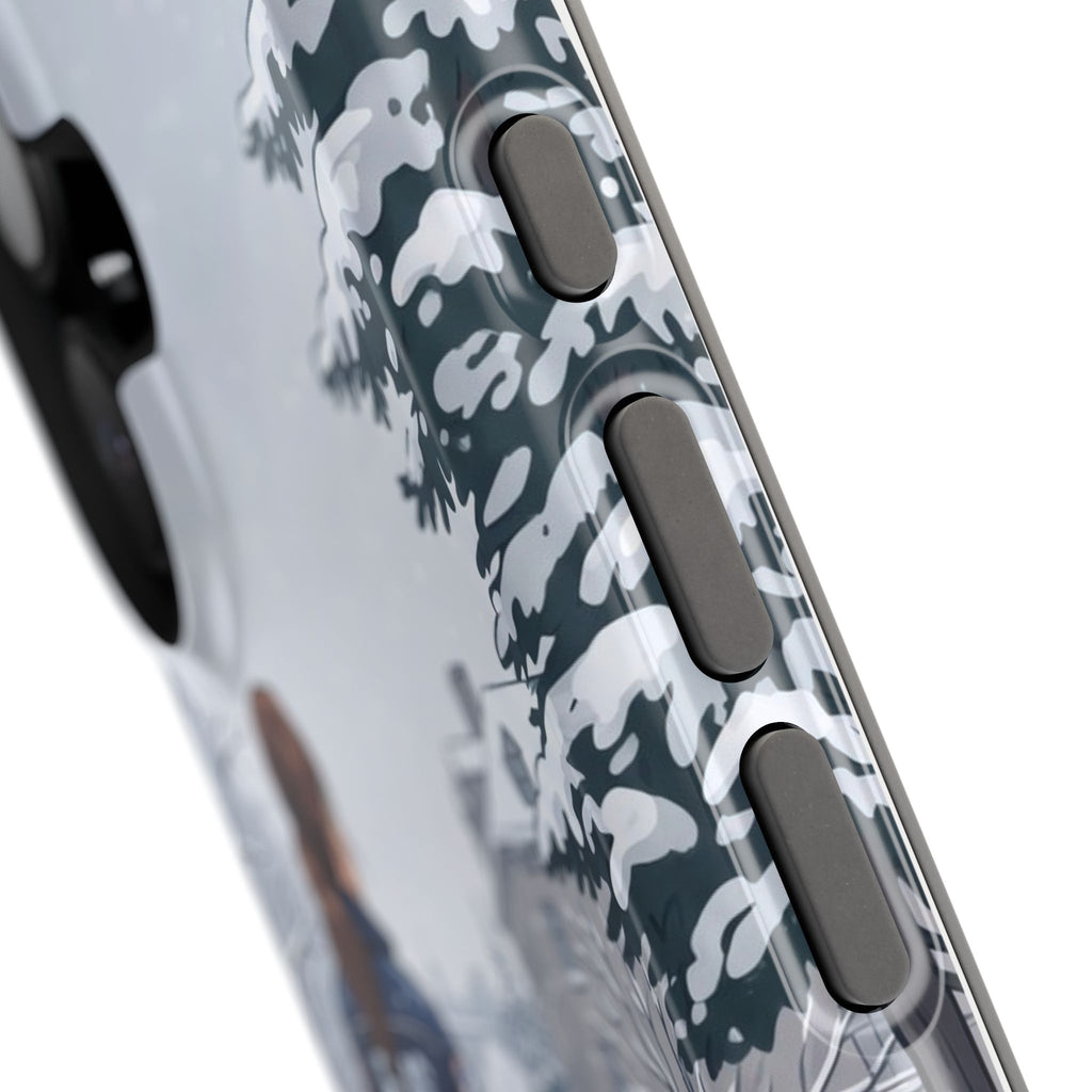 Paramedic/EMT Winter Phone Case — Magnetic Wireless Charging Cover