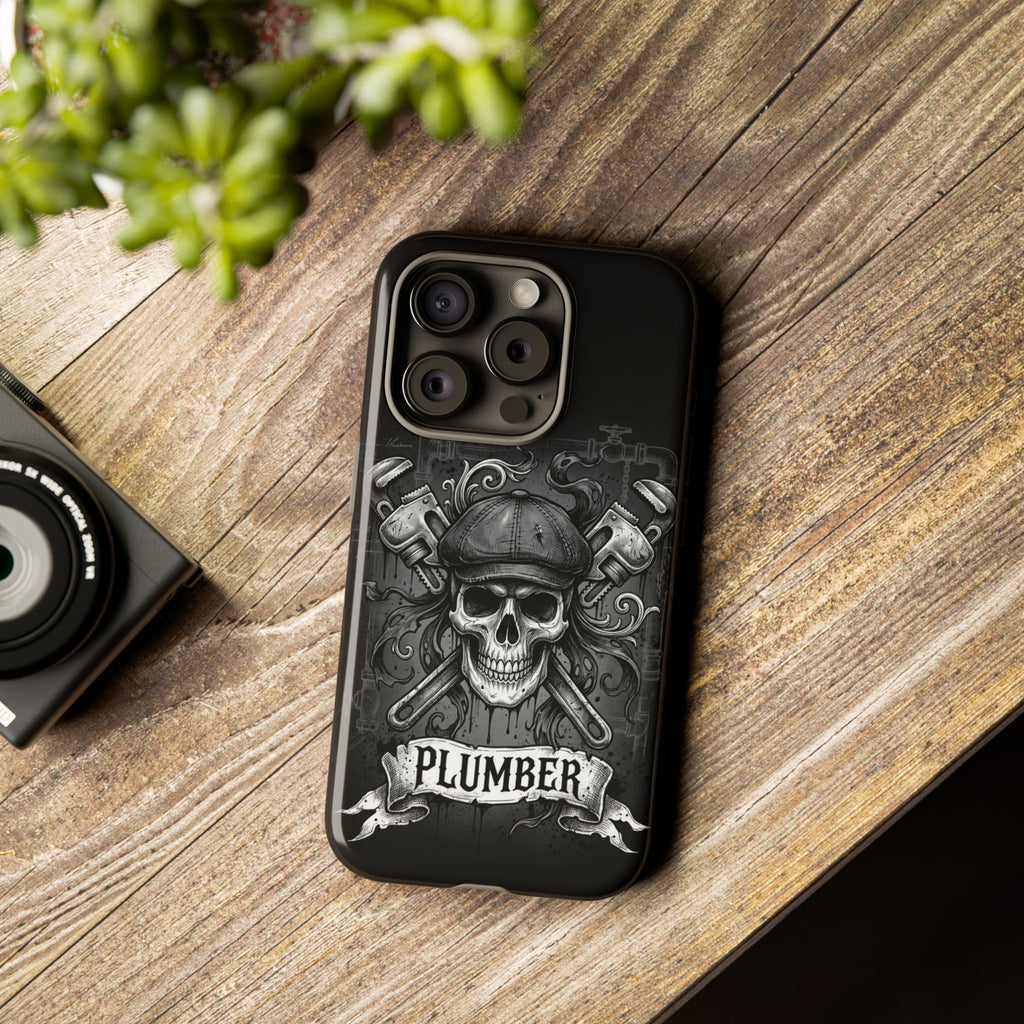 Gothic Skull Plumber Phone Case - Samsung & iPhone Series