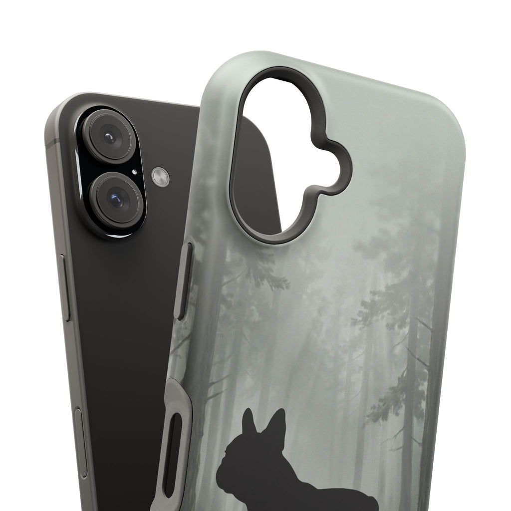 Personalized French Bulldog Misty Forest Phone Case — Wireless Charging Cover