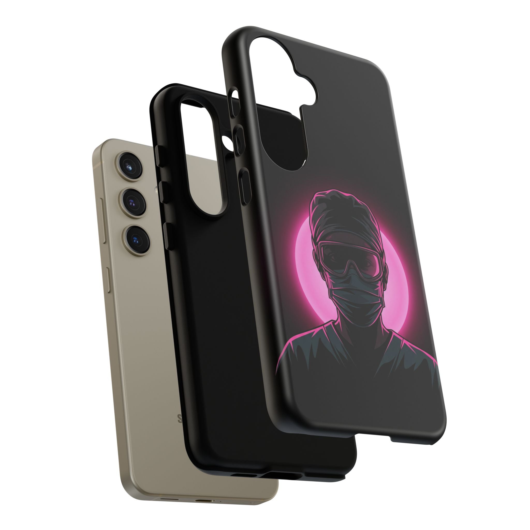 Nurse Neon Silhouette Phone Case - Samsung & iPhone Series