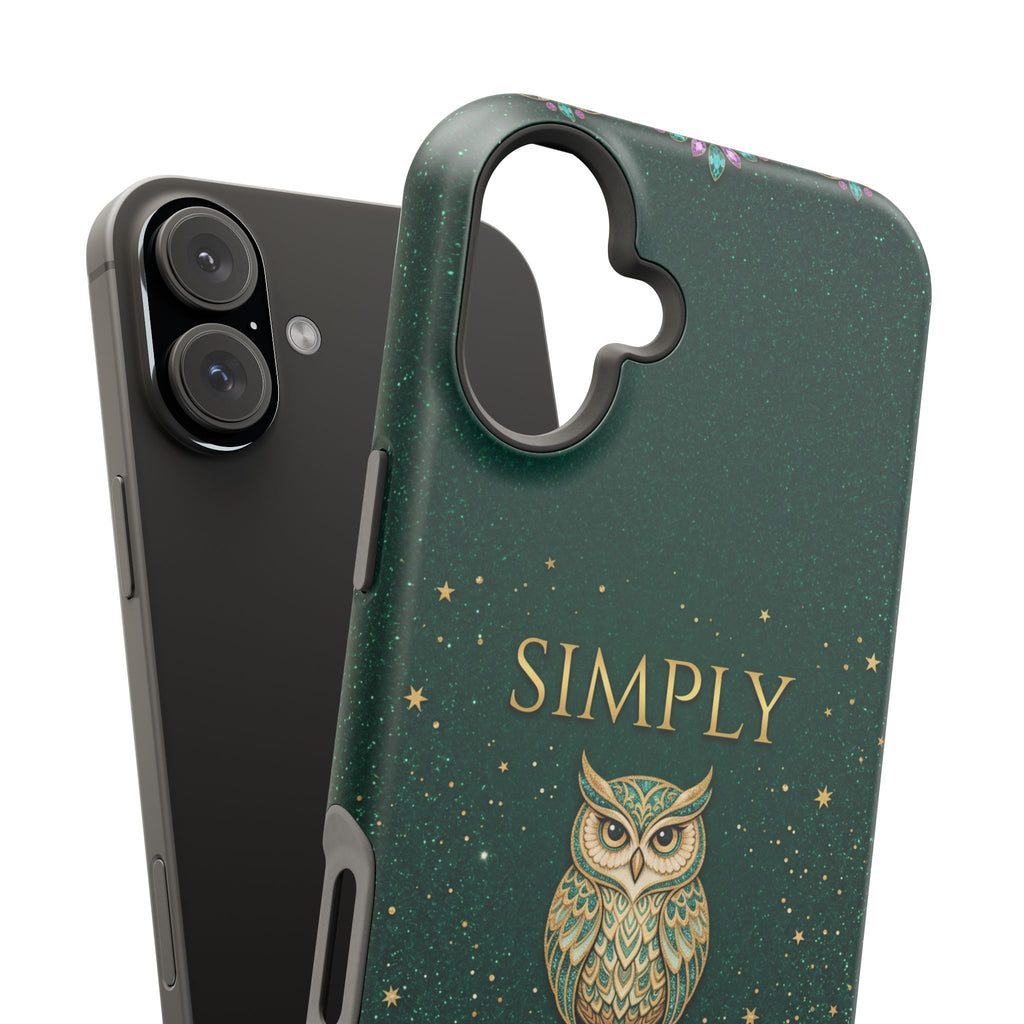 Simply The Best Wise Owl Phone Case — Wireless Charging Cover