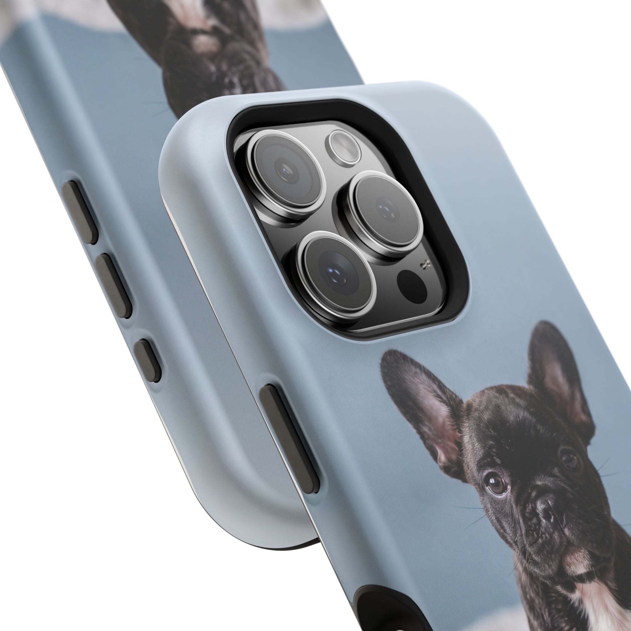French Bulldog Puppy Phone Case — Impact-Resistant Wireless Charging Cover