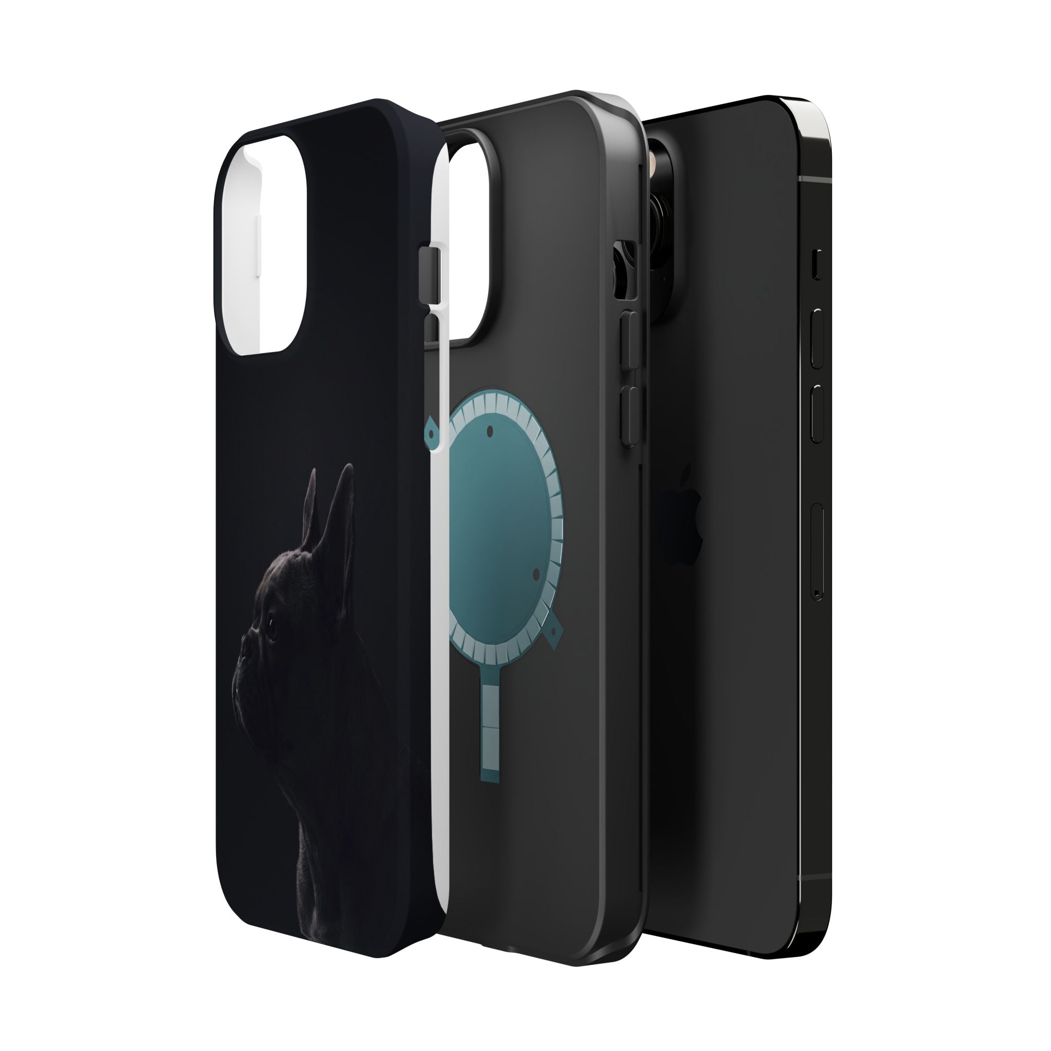 French Bulldog Phone Case — Impact-Resistant Wireless Charging Cover