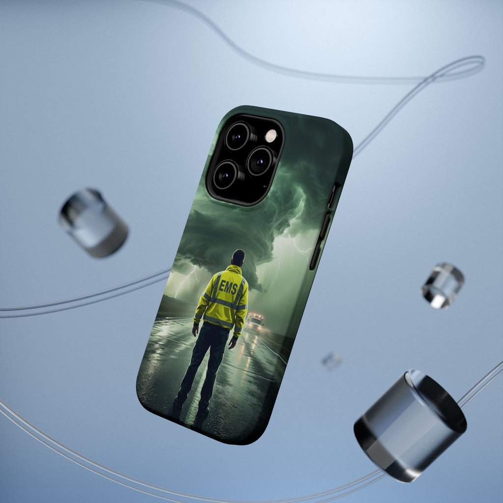EMS Green Storm Phone Case — Magnetic Wireless Charging Cover