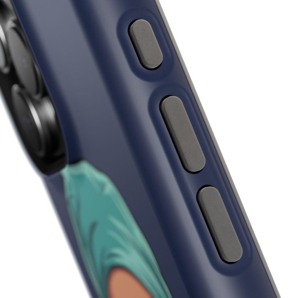 Bold Nurse Portrait Phone Case — Magnetic Wireless Charging Cover