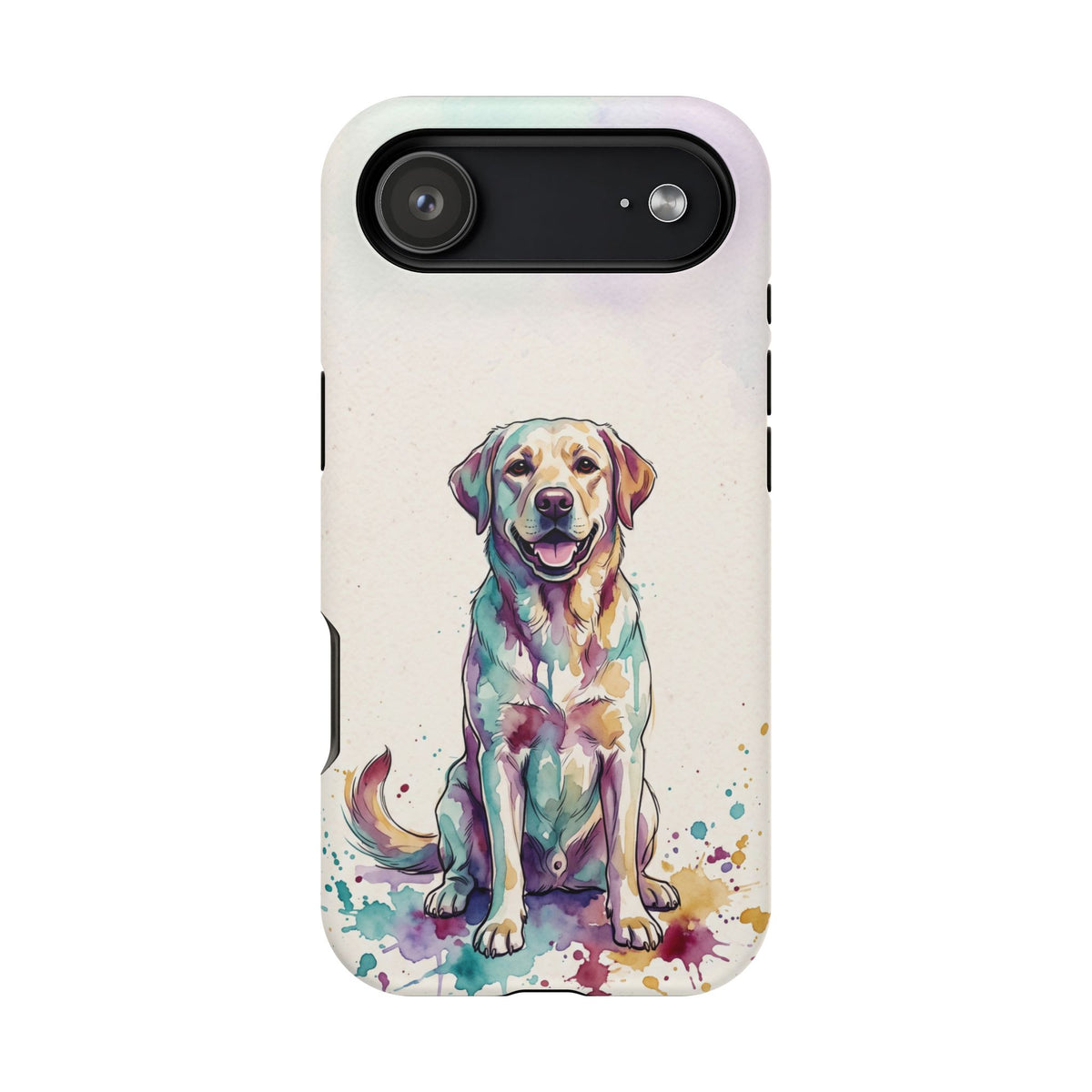 Watercolor Labrador Phone Case — Tough Magnetic Case with Wireless Charging