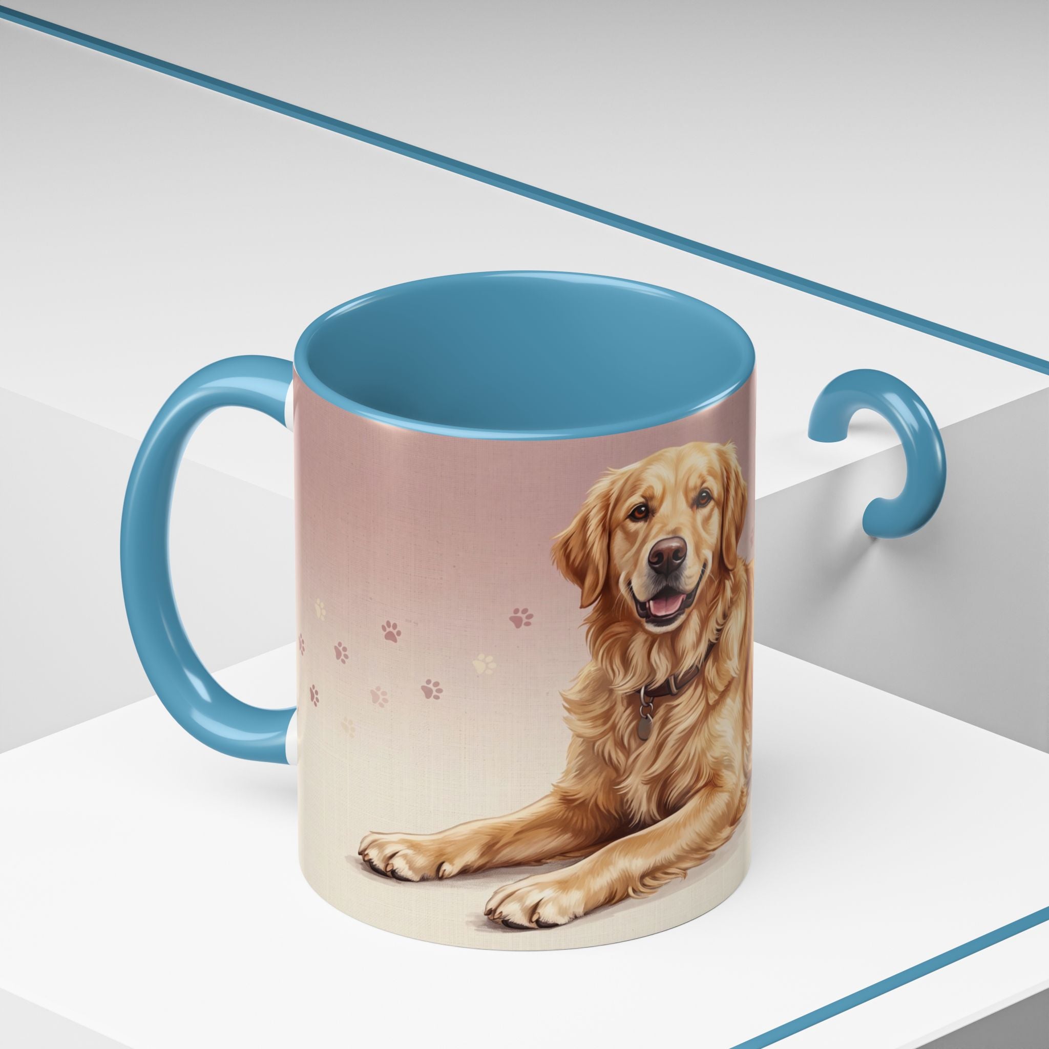 Golden Retriever Lying Down Mug | Golden Retriever Lover Gift | Cute Dog Coffee Mug