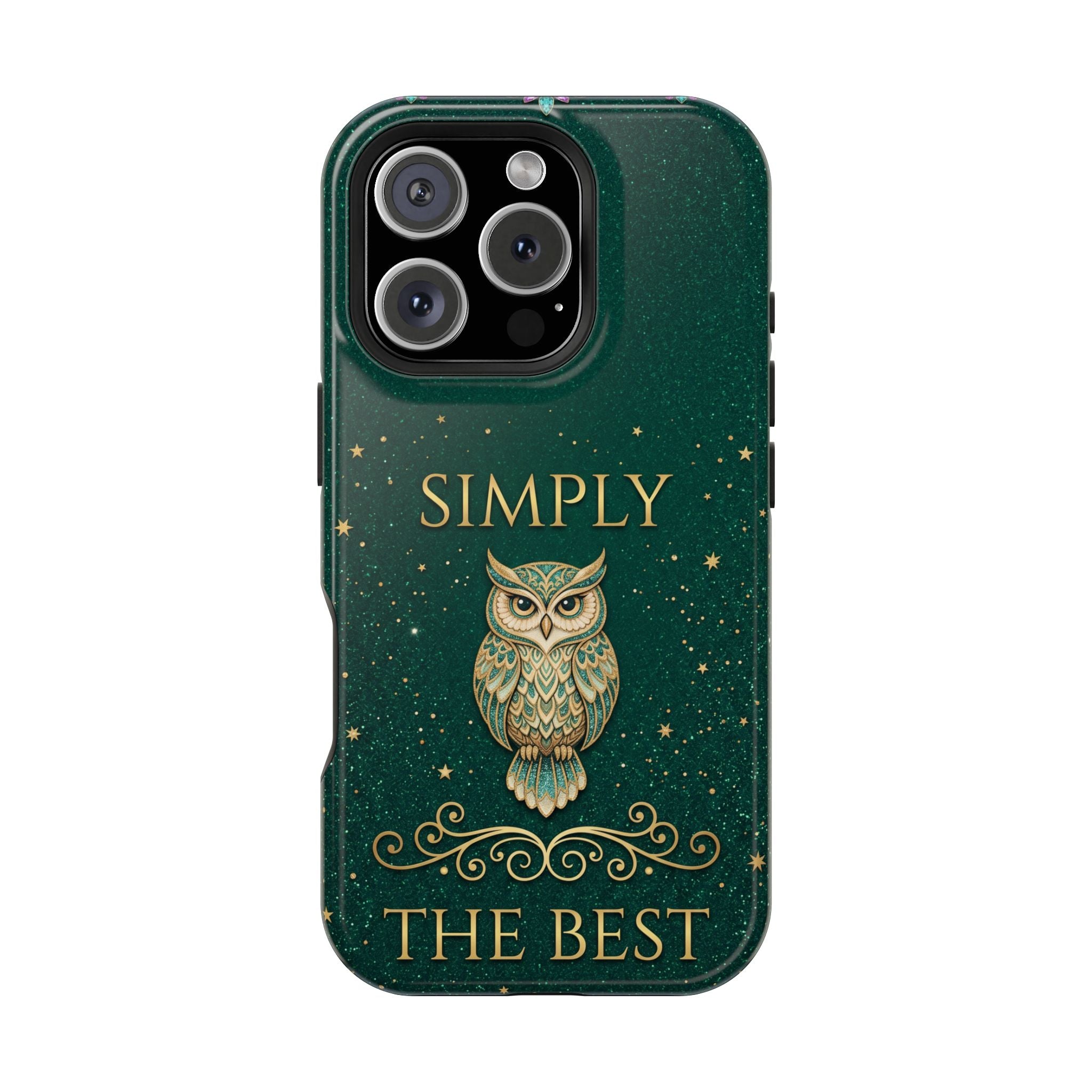 Simply The Best Wise Owl Phone Case — Wireless Charging Cover