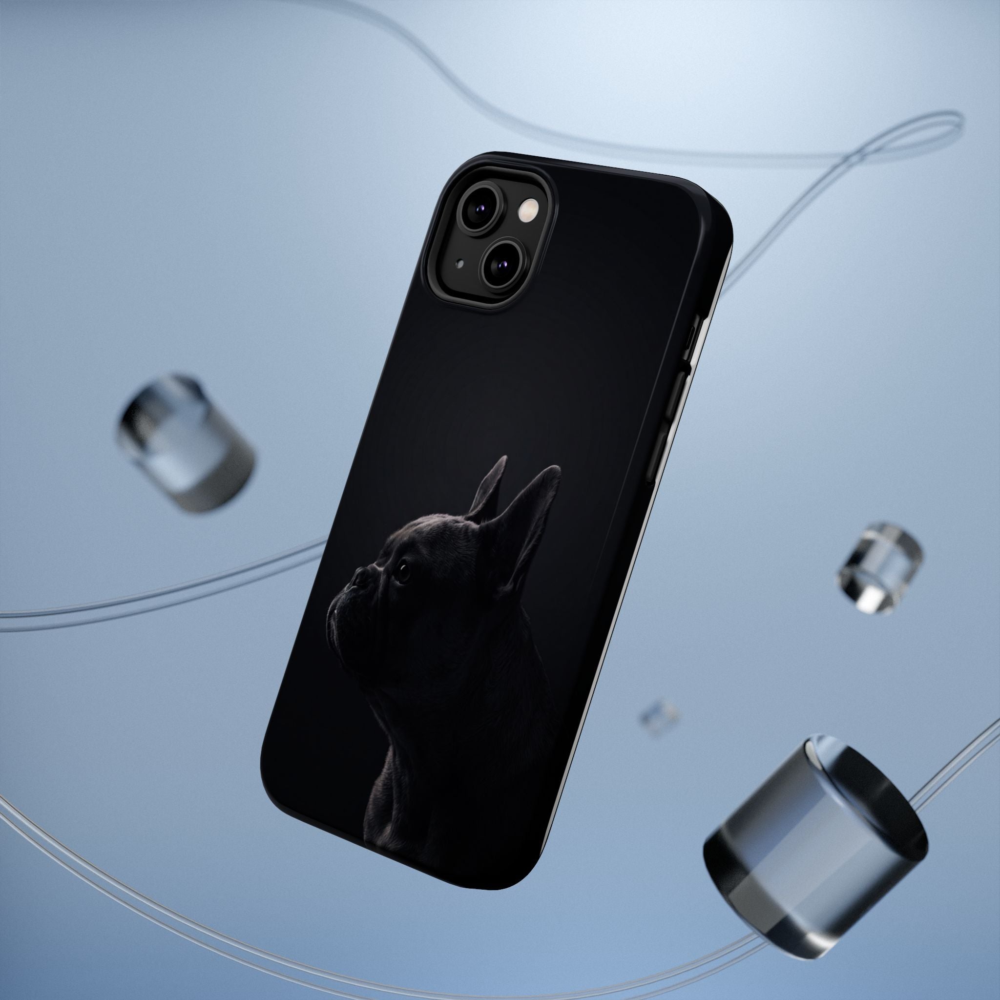 French Bulldog Phone Case — Impact-Resistant Wireless Charging Cover